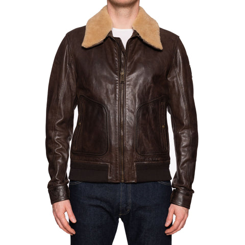 BELSTAFF Pendine Sands "Campbell" Limited Edition Leather Aviator Jacket 52 US L