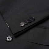 BRIONI "ORSINI" Charcoal Gray Wool Super 150's DB Suit EU 50 NEW US 40