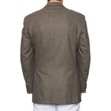 CASTANGIA 1850 Grayish Olive Wool Flannel Sport Coat Jacket EU 54 NEW US 44