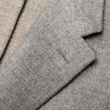 D'AVENZA Roma Handmade Gray Wool Over Coat EU 50 NEW US M
