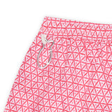 FEDELI Pink Triangle Print Positano Airstop Swim Shorts Trunks NEW Size M