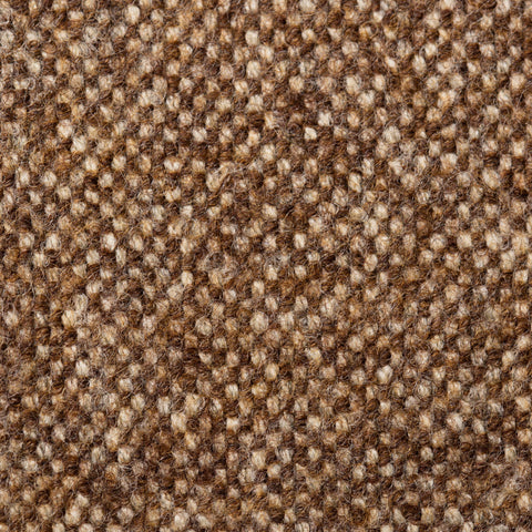 Sartoria PARTENOPEA Handmade Brown Wool Flannel Jacket EU 52 NEW US 42
