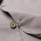 CASTANGIA 1850 Gray Striped Cotton Summer-Spring Suit EU 48 NEW US 38