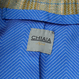 Sartoria CHIAIA Bespoke Handmade Khaki Plaid Cashmere Jacket EU 48 NEW US 38