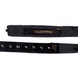 VALENTINO Black Small Classic Silk Bow Tie NEW