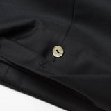 Sartoria CHIAIA Bespoke Handmade Black Wool DB Suit EU 50 NEW US 40
