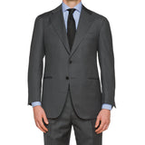 Sartoria CHIAIA Napoli Handmade Gray Wool Suit EU 52 NEW US 42 Slim Fit