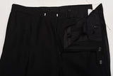 D'AVENZA For VICTOR TALBOTS NY Handmade Black Wool Silk Suit NEW