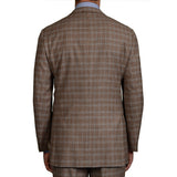 D'AVENZA Handmade Wool Super 120's Flannel Suit EU 52 NEW US 42
