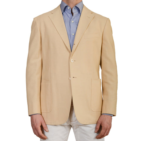 TINCATI by D'Avenza "Dakar" Hopsack Cotton Wool Blazer Jacket EU 52 NEW US 42