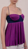 MARA HOFFMAN Made In USA Purple Silk Top Size S - SARTORIALE - 2
