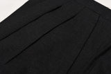 LYUKAS D'AVENZA Roma Dark Gray Wool DP Dress Pants EU 48 NEW US 32 Classic Fit