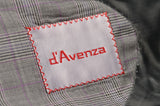 D'AVENZA Handmade Gray Cashmere Silk Suit EU 60 NEW US 50 Short