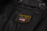 VANSON "Force" HD Issued CHP Highway Patrol Black Leather Motorcycle Jacket