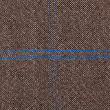 Sartoria CESARE ATTOLINI Brown Windowpane Wool-Angora Suit EU 48 NEW US 38