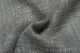 D'AVENZA "BANDERAS" Gray Wool Silk Linen Field Jacket Leather Trims 50 NEW M
