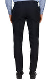 INCOTEX (Slowear) Blue Wool Flannel Flat Front Pants NEW Slim Fit