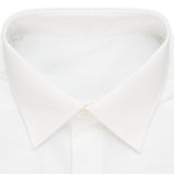 BESPOKE ATHENS Handmade Solid White Poplin Cotton Dress Shirt NEW