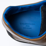 BALENCIAGA Paneled Leather Nubuck Low-Top Sneaker Shoes FR 42 US 9 NEW Box