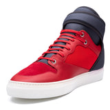 BALENCIAGA Strap Neoprene Leather High-Top Sneaker Shoes FR 43 US 10 NEW Box