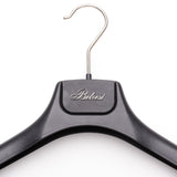 BELVEST Black Plastic Lightweight Suit Hanger Set of 5 Size 40/S 42/M-L 45/XL