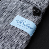 BELVEST Gray Glen Plaid Colton-Silk Seersucker Unlined Sport Coat Jacket NEW