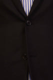 BELVEST Hand Made In Italy Black Wool Blazer Jacket Sport Coat NEW Regular