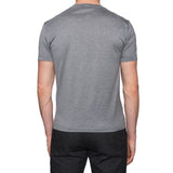 BERLUTI Paris Gray Cotton Short Sleeve Crewneck T-Shirt EU 50 US M
