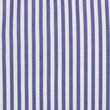 BESPOKE ATHENS Handmade Blue Striped Poplin Cotton Dress Shirt 43 NEW US 17