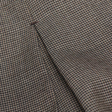 BESPOKE ATHENS Handmade Gray Wool Single Inward Pleated Pants 52 NEW US 36