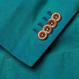 BOGLIOLI Galleria Blue Garment Dyed Wool-Cotton-Mohair Unlined Jacket 50 NEW 40