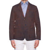 BOGLIOLI Galleria Garment Dyed Waxed Cotton 4 Button Jacket EU 50 NEW US 40