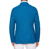 BOGLIOLI Galleria "72" Blue Plaid Wool Unconstructed Jacket NEW