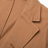 BOGLIOLI Milano "67" Light Brown Cotton 4 Button Unlined Jacket EU M NEW US 40