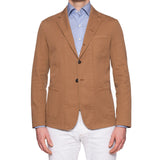BOGLIOLI Milano "67" Light Brown Cotton 4 Button Unlined Jacket EU M NEW US 40