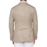 BOGLIOLI Milano "K. Jacket" Beige Cashmere-Silk-Hemp Unlined Jacket 54 NEW US 44