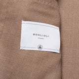BOGLIOLI Milano "K. Jacket" Beige Hopsack Wool Unlined Jacket EU 54 NEW US 44