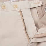 BOGLIOLI Milano "K. Jacket" Beige Twill Cotton 2 Button Unlined Suit NEW