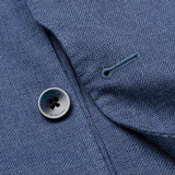BOGLIOLI Milano "K. Jacket" Blue Hopsack Wool Yarn-dyed Unlined Jacket NEW