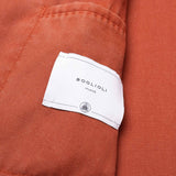 BOGLIOLI "K. Jacket" Brick Red Wool Garment Dyed Unlined Jacket EU 58 NEW US 48