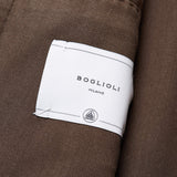 BOGLIOLI Milano "K. Jacket" Brown High-Performance Wool Unlined Jacket NEW
