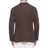BOGLIOLI Milano "K. Jacket" Brown Wool-Cotton Unlined Jersey Jacket 48 NEW US 38