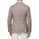 BOGLIOLI Milano "K. Jacket" Gray Shepherd Check Wool Unlined Jacket 48 NEW US 38