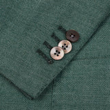 BOGLIOLI Milano "K. Jacket" Green Hopsack Wool Yarn-dyed Unlined Jacket NEW