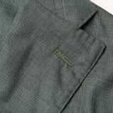 BOGLIOLI Milano "K. Jacket" Green Plaid Wool-Silk Unlined Jacket EU 50 NEW US 40