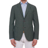 BOGLIOLI Milano "K.Jacket" Green Wool-Cotton-Mohair Jacket EU 50 NEW US 40