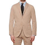 BOGLIOLI Milano "K. Jacket" Khaki Cotton Unlined Suit NEW