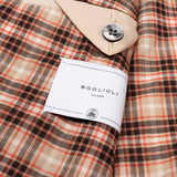 BOGLIOLI Milano "K. Jacket" Multi-Color Plaid Wool Unlined Jacket 48 NEW US 38