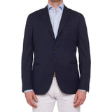 BOGLIOLI Milano "K. Jacket" Navy Blue Virgin Wool Unlined Jacket EU 50 NEW US 40