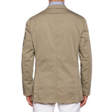 BOGLIOLI Milano "K. Jacket" Olive Garment Dyed Cotton Unlined Jacket 52 NEW 42
